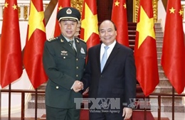 Thủ tướng tiếp Phó Chủ tịch Quân ủy Trung ương Trung Quốc